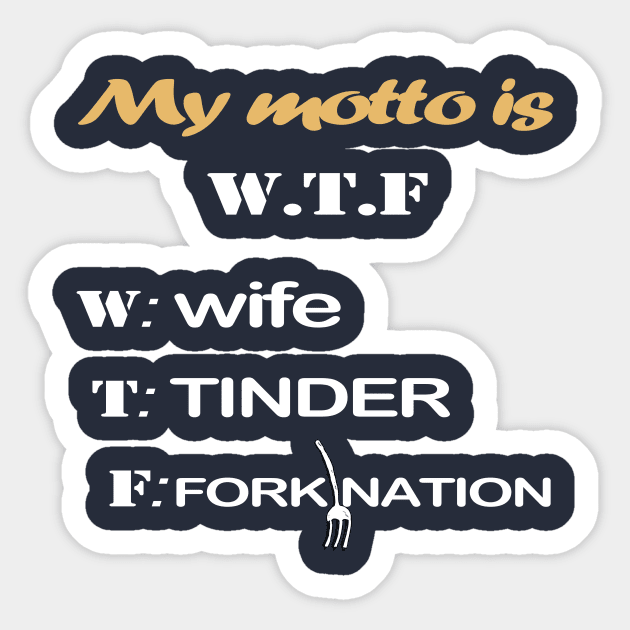 husband wife joke Sticker by Yaman